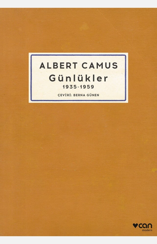 Günlükler: 1935-1959 - Albert Camus