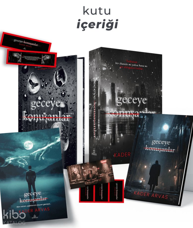 Geceye Konuşanlar 1 (Hediyeli Kutulu-Ciltli) - Kader Arvas