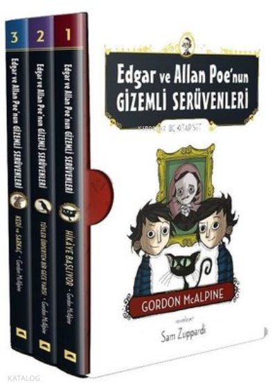 Edgar ve Allan Poe'nun Gizemli Serüvenleri Seti-3 Kitap Takım-Özel Kutulu - Gordon McAlpine