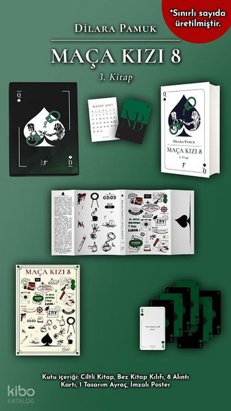 Maça Kızı 8 - 3. Kitap Seti - Kutulu - Dilara Pamuk