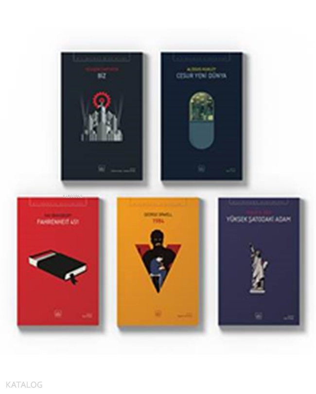 Distopya Seti (Fahrenheit 451, Cesur Yeni Dünya, Yüksek Şatodaki Adam, 1984, Biz) - Ray Bradbury