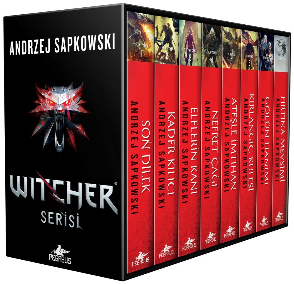 The Witcher Serisi Kutulu Özel Set (8 Kitap) - Andrzej Sapkowski