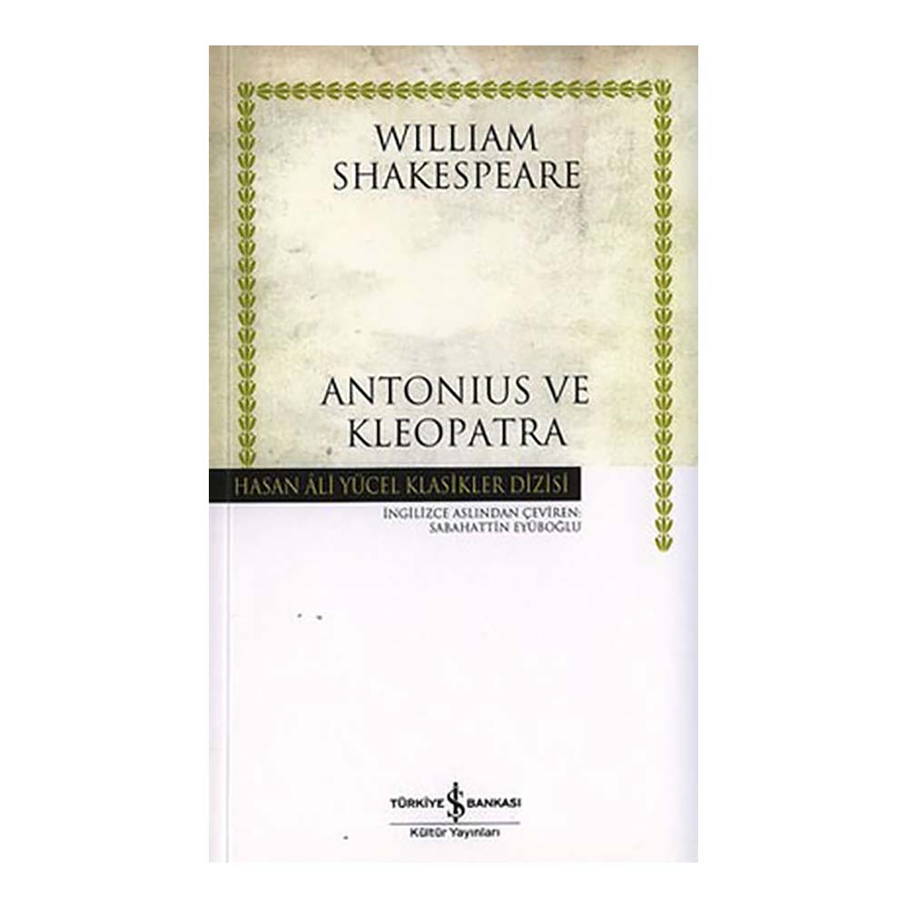 ANTONIUS VE KLEOPATRA (KARTON KAPAK)