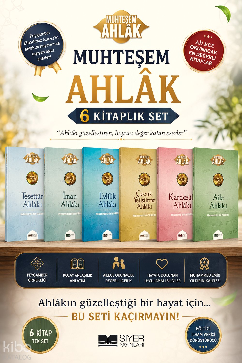 Muhteşem Ahlak Seti (6 kitap)