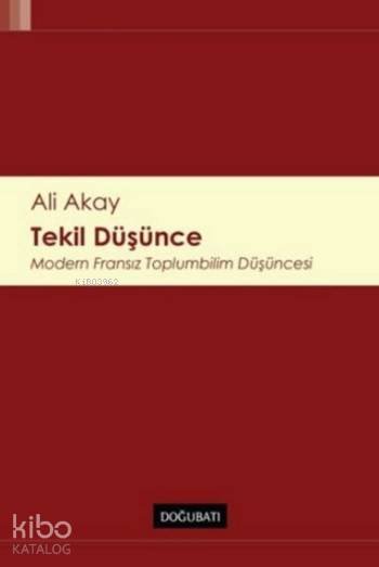 Tekil Düşünce