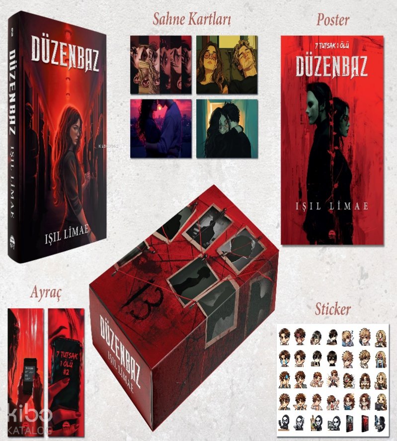Düzenbaz - 7 Tutsak 1 Ölü (Ciltli - Kutulu)