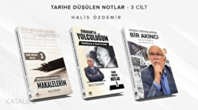 Tarihe Düşen Notlar Seti - 3 Kitap Takım - Halis Özdemir