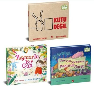 Hayal Gücümü Geliştiriyorum Seti - Organik Kitap (3 Kitap Takım) - Antoinette Portis
