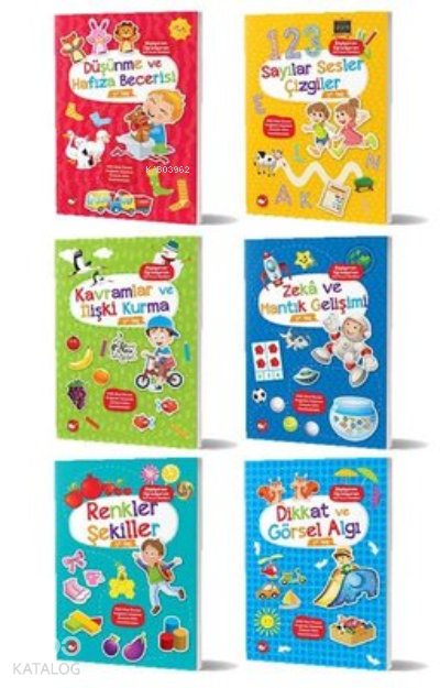 Okul Öncesi Büyüyorum Öğreniyorum Seti (6 Kitap Takım) - Tuba Öztürk