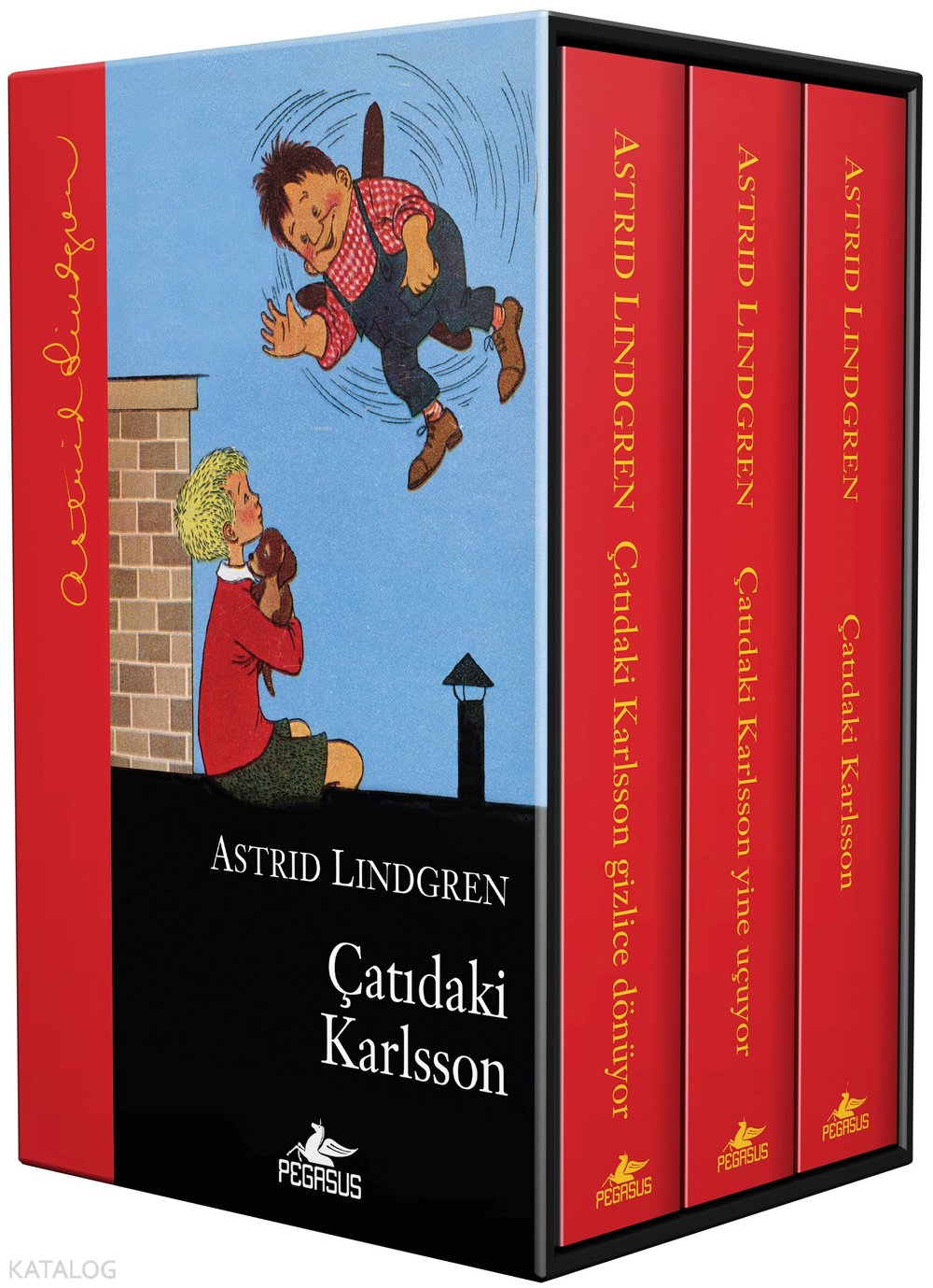 Çatıdaki Karlsson Serisi Kutulu Özel Set - (3 Kitap) – Ciltli - Astrid Lindgren