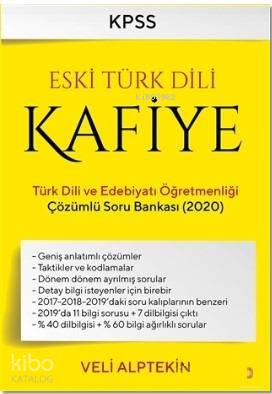 Eski Türk Dili Kafiye Türk Dili ve Edebiyat Öğretmenliği Çözümlü Soru Bankası 2020 - Veli Alptekin