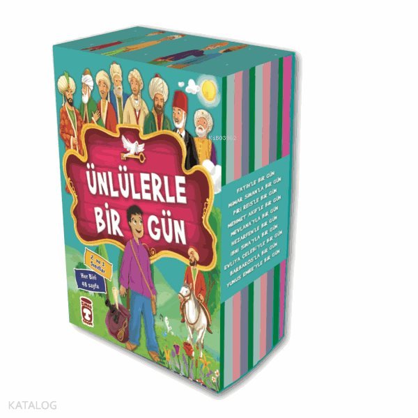 Ünlülerle Bir Gün Seti (10 Kitap Takım) - Mustafa Orakçı