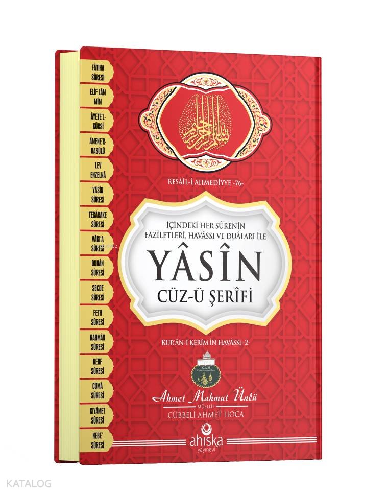 Yasin Cüzü Çanta Boy Ciltli