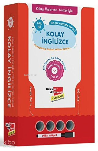 YAZ SİL - KOLAY İNGİLİZCE (KUTU)