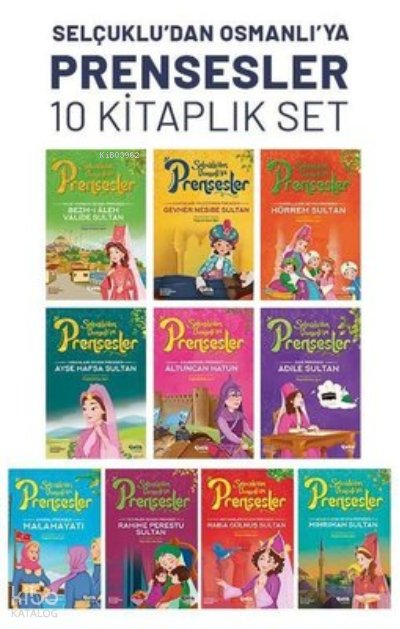 Selçuklu'dan Osmanlı'ya Prensesler Seti - 10 Kitap Takım - Hayrünnisa Şen
