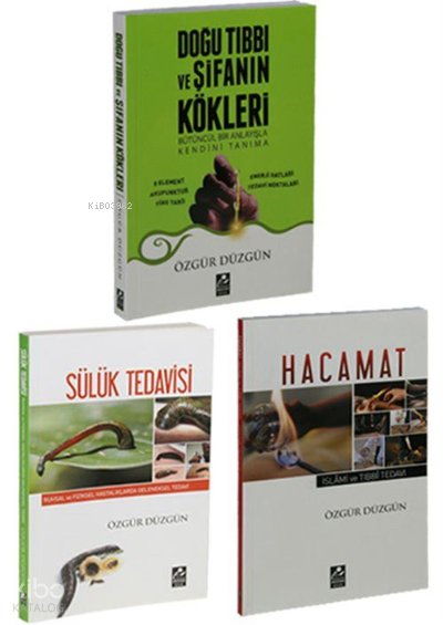 Mercan Sağlık Hazinesi 3 Kitap Set & Hacamat, Sülük Tedavisi, Doğu Tıbbı - Özgür Düzgün