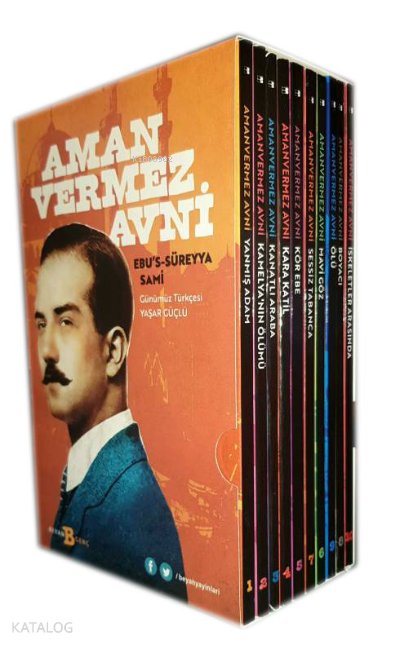 Amanvermez Avni 10 Kitap ( Kutulu ) - Ebus Süreyya Sami