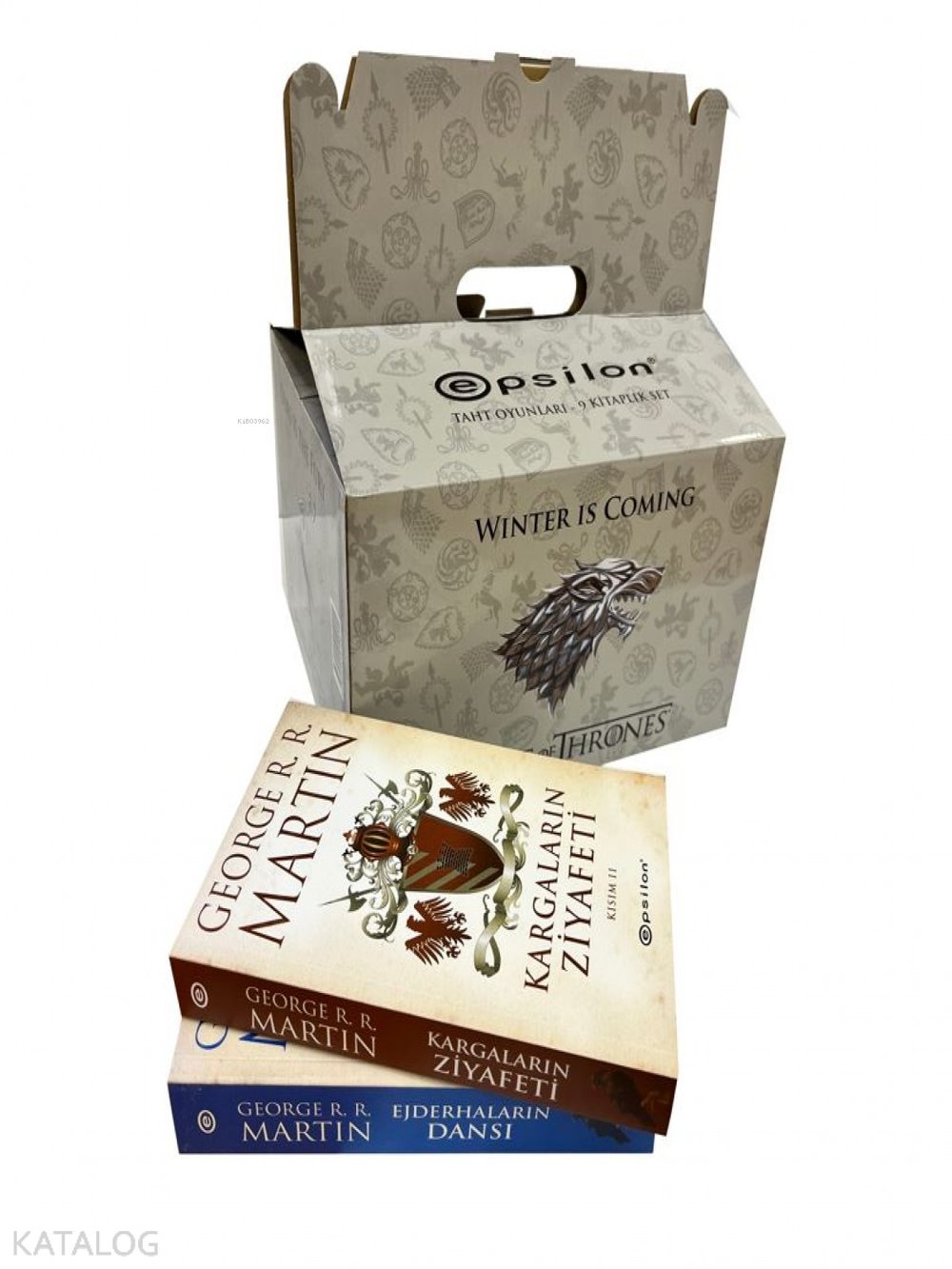 Game Of Thrones Taht Oyunları - (9 Kitap Set - Özel Kutulu)