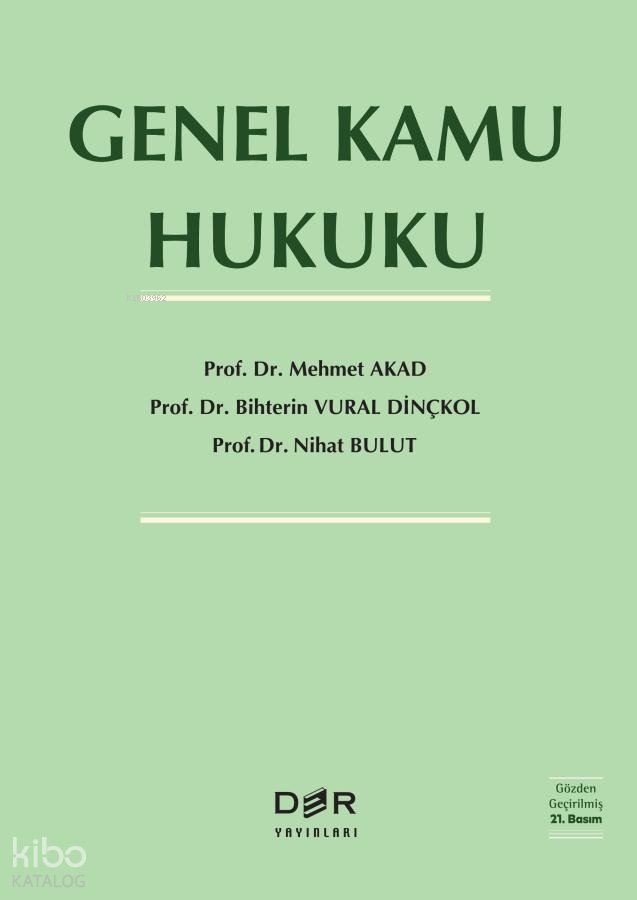 Genel Kamu Hukuku (Ciltli)