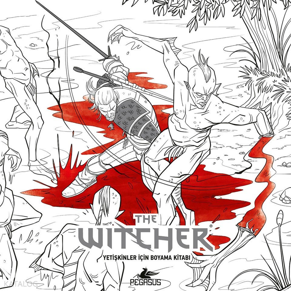 The Witcher: Yetişkinler İçin Boyama Kitabı - Kolektif