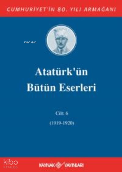 Atatürk'ün Bütün Eserleri 6. Cilt ( 1919 - 1920 )