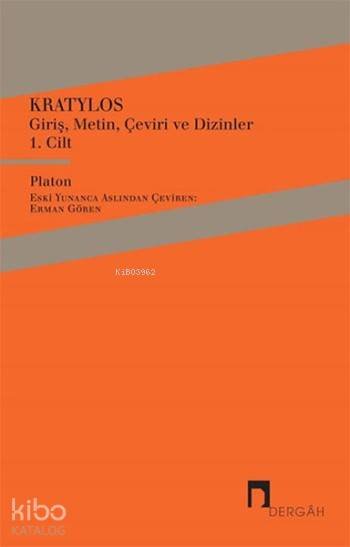 Kratylos 1. Cilt