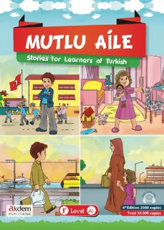 Mutlu Aile Türkçe Öğrenenler İçin Hikaye Seti - Murat Serdar Şadoğlu