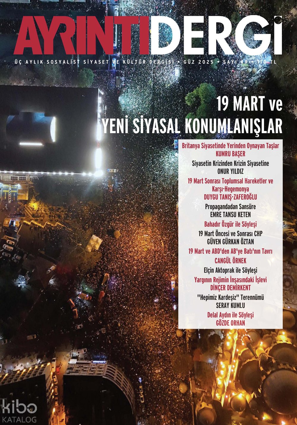 Ayrıntı Dergi 49. Sayı (Güz 2025)