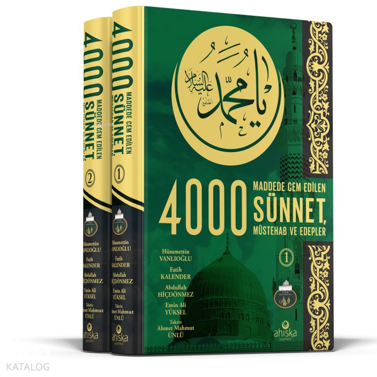 4000 Sünnet, Müstehab ve Edepler (2 Cilt - Ciltli)