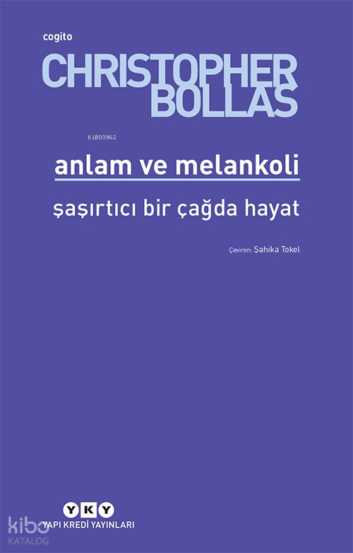 Anlam ve Melankoli – Şaşırtıcı Bir Çağda Hayat - Christopher Bollas