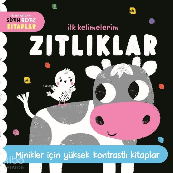 İlk Kelimelerim Siyah Beyaz Kitaplar Zıtlıklar