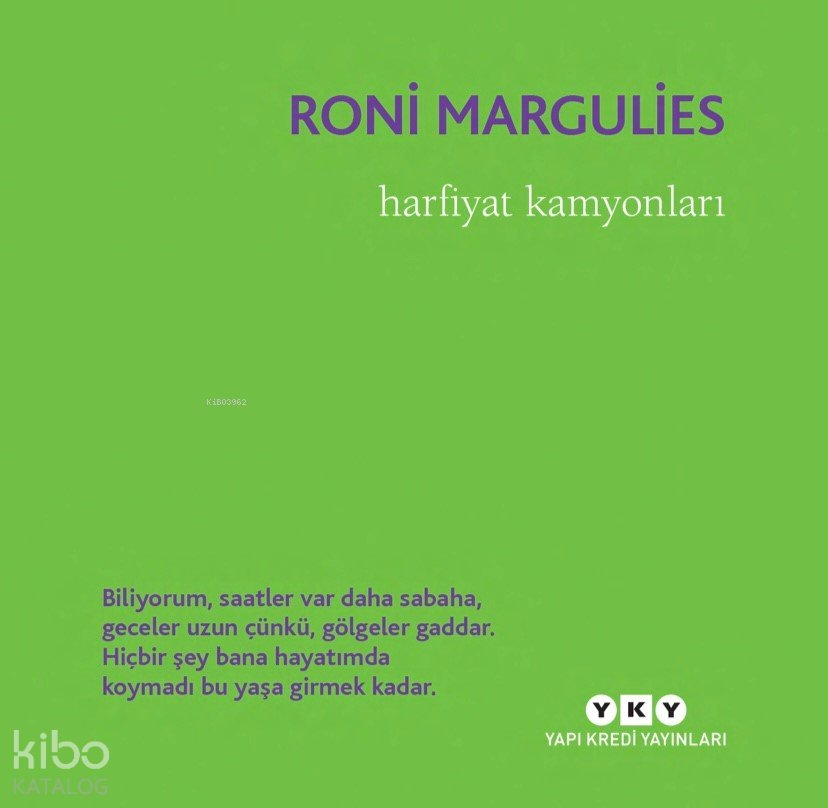 Harfiyat Kamyonları - Roni Margulies
