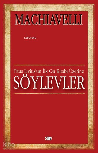 Titus Livius'un İlk On Kitabı Üzerine Söylevler