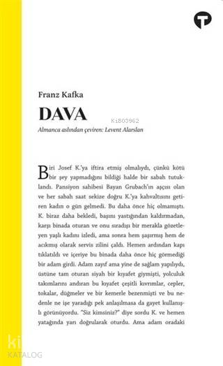 Dava - Franz Kafka