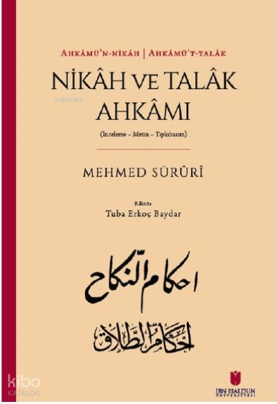 Ahkâmü’n-nikâh | Ahkâmü’t-talâk: Nikâh ve Talâk Ahkâmı