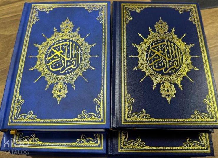 Medine Hatlı Orta Boy Renkli Kuranı Kerim (Lac-Siy-Yeş)