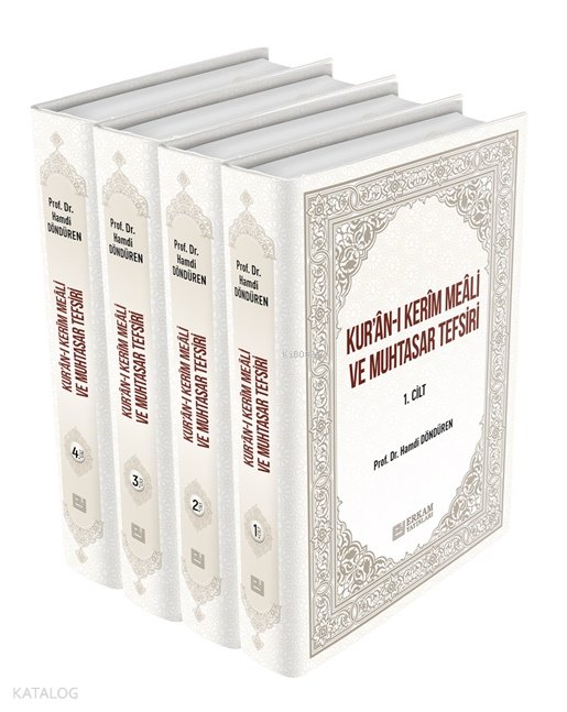 Kur'an-ı Kerim Meali ve Muhtasar Tefsiri (4 Cilt - Ciltli)
