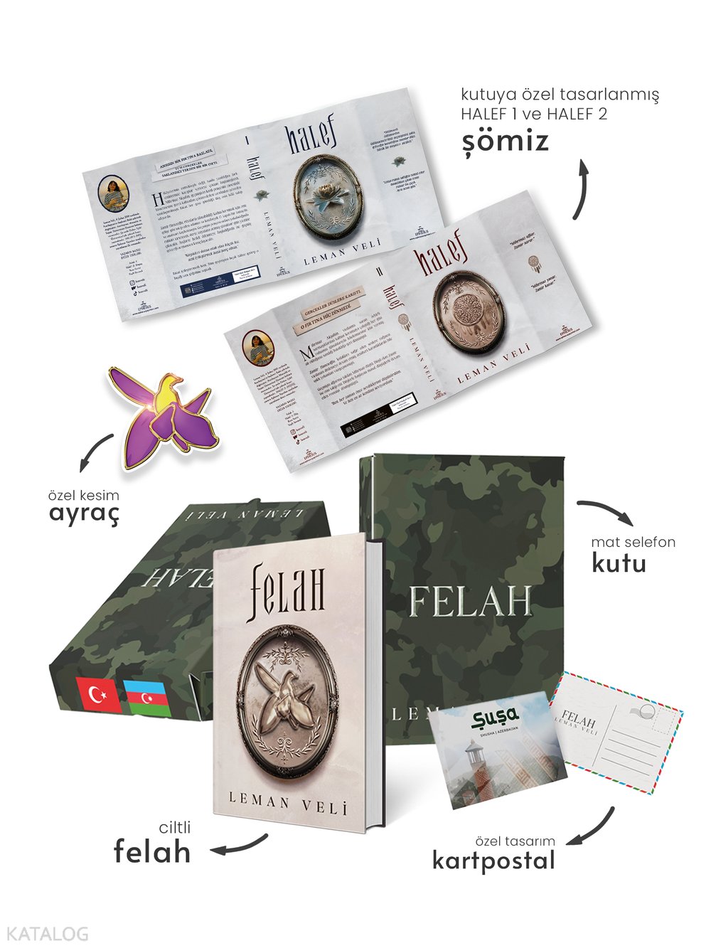 Felah -1 Hediyeli Özel Kutu - Leman Veli