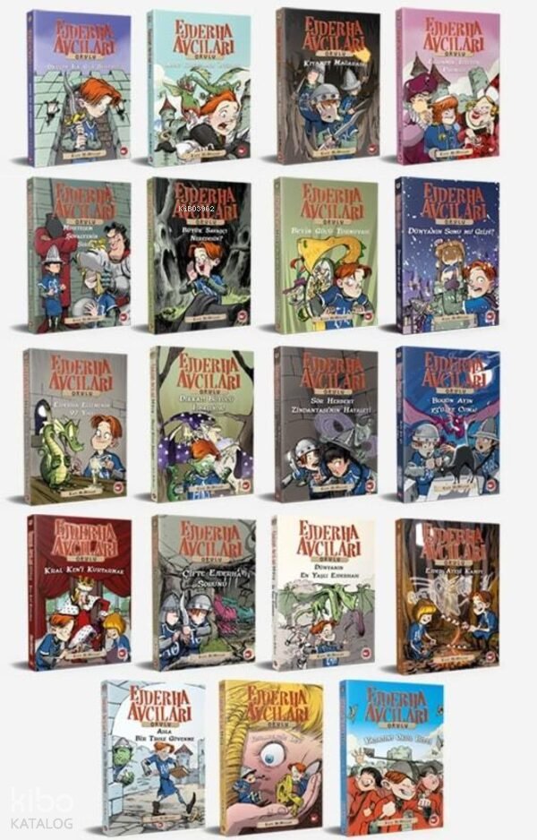 Ejderha Avcıları Okulu Seti - (20 Kitap)