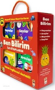 Ben Bilirim - İngilizce Destekli İlk Kitaplarım (Ciltli - 4 Kitap + 6 Magnetli Dokun Hisset Kart)