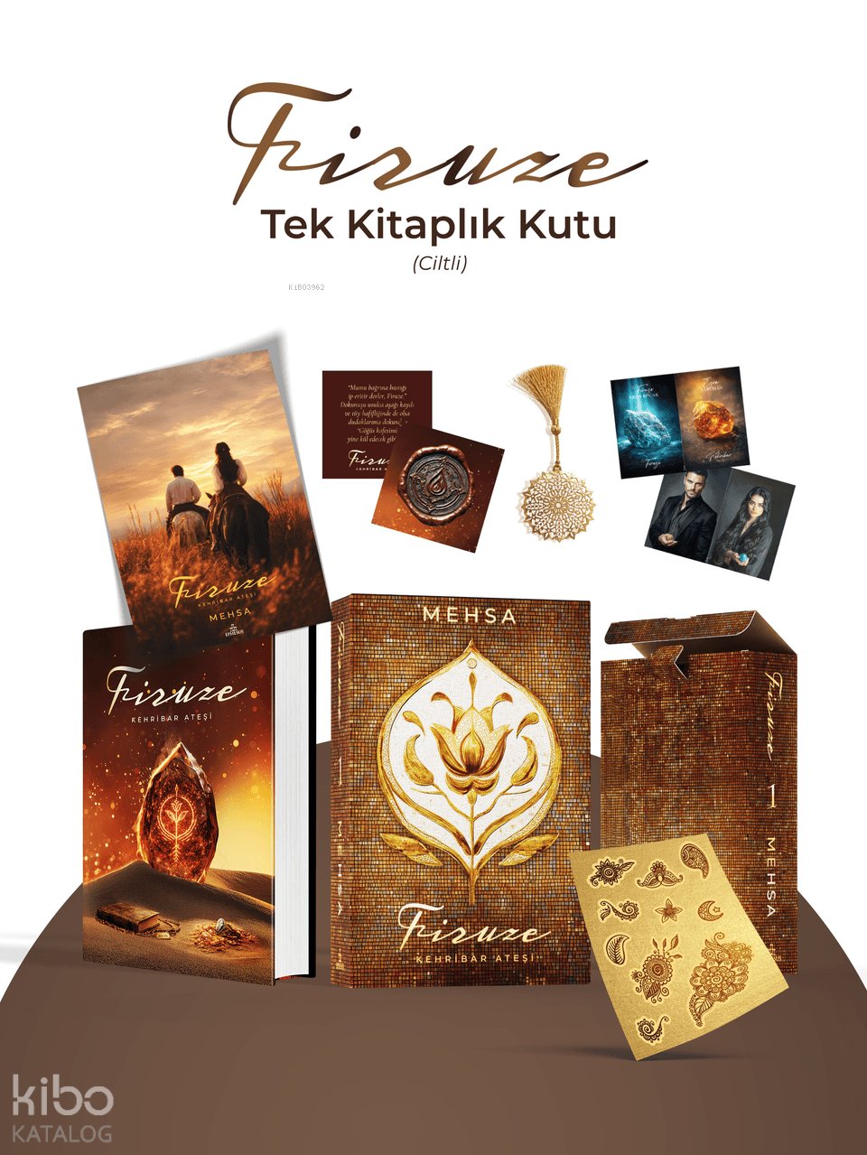 Firuze 1: Kehribar Ateşi (Kutulu - Ciltli) - Mehsa