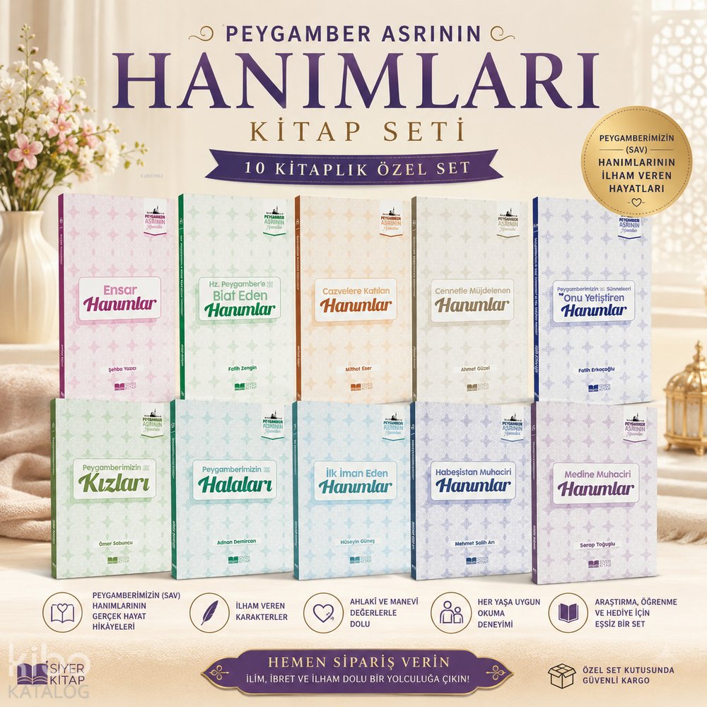 Peygamber Asrının Hanımları Kitap Seti (10 KİTAP)