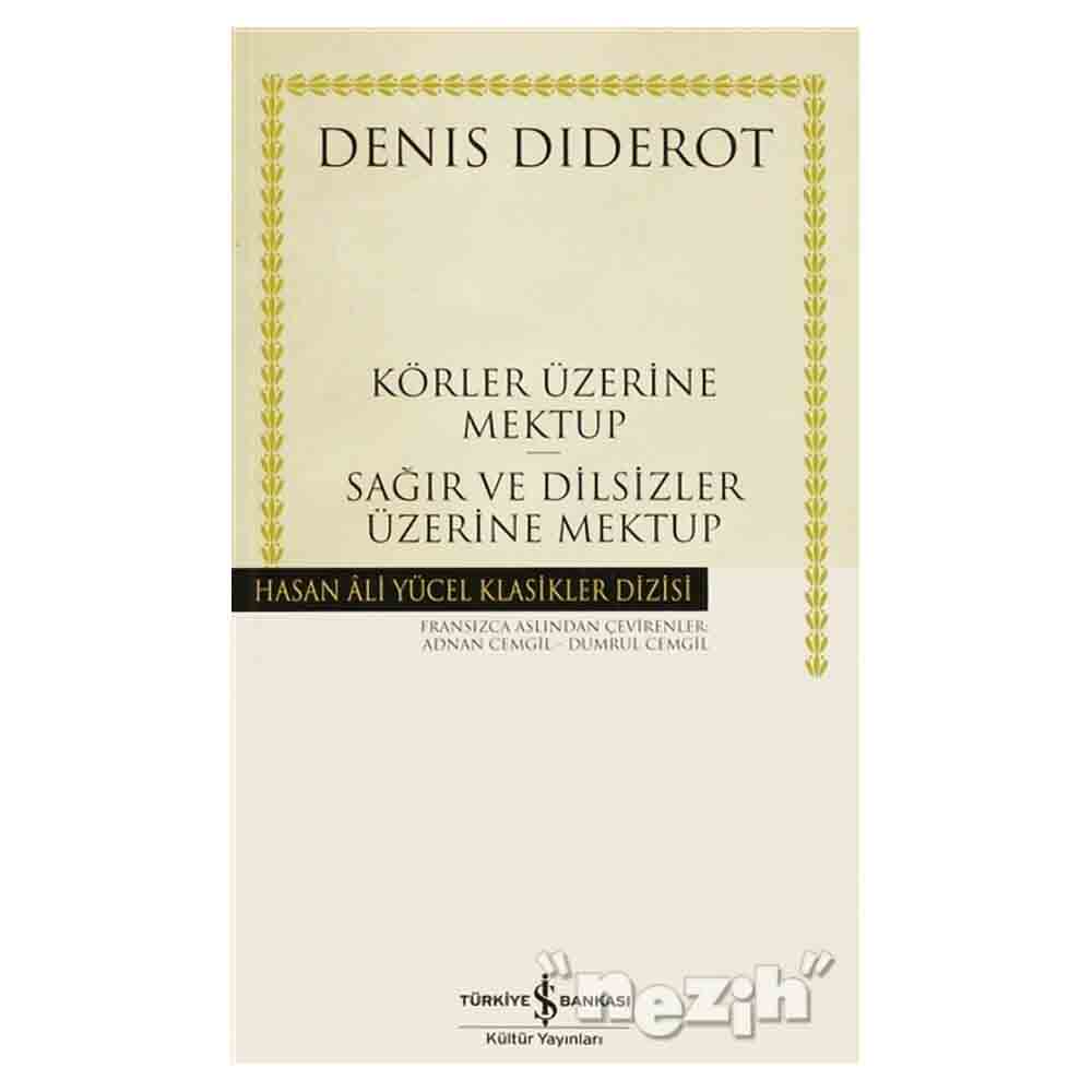 KÖRLER ÜZERİNE MEKTUP SAĞIR VE DİLSİZ