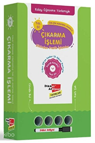 YAZ SİL - ÇIKARMA İŞLEMİ (KUTU)