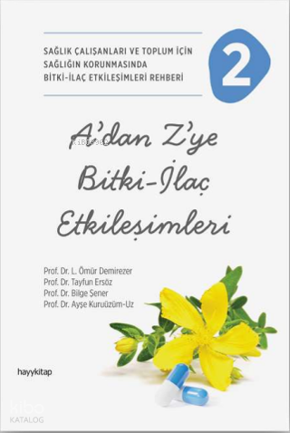 A DAN Z YE BİTKİ İLAÇ EŞLEŞMELERİ - 2