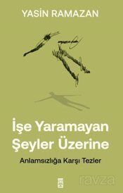 İŞE YARAMAYAN ŞEYLER ÜZERİNE