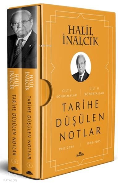 Tarihe Düşülen Notlar (2 Cilt - Kutulu) - Halil İnalcık