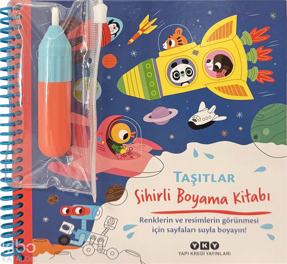 SİHİRLİ BOYAMA KİTABI - TAŞITLAR