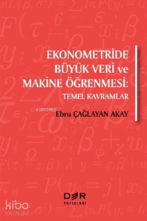 Ekonometride Büyük Veri ve Makine Öğrenmesi - Ebru Çağlayan Akay