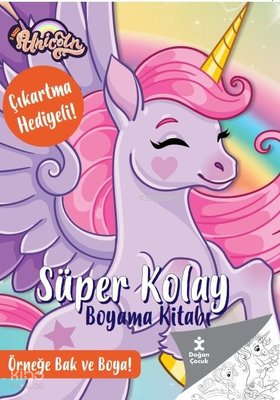 SÜPER KOLAY BOYAMA KİTABI - UNICORN